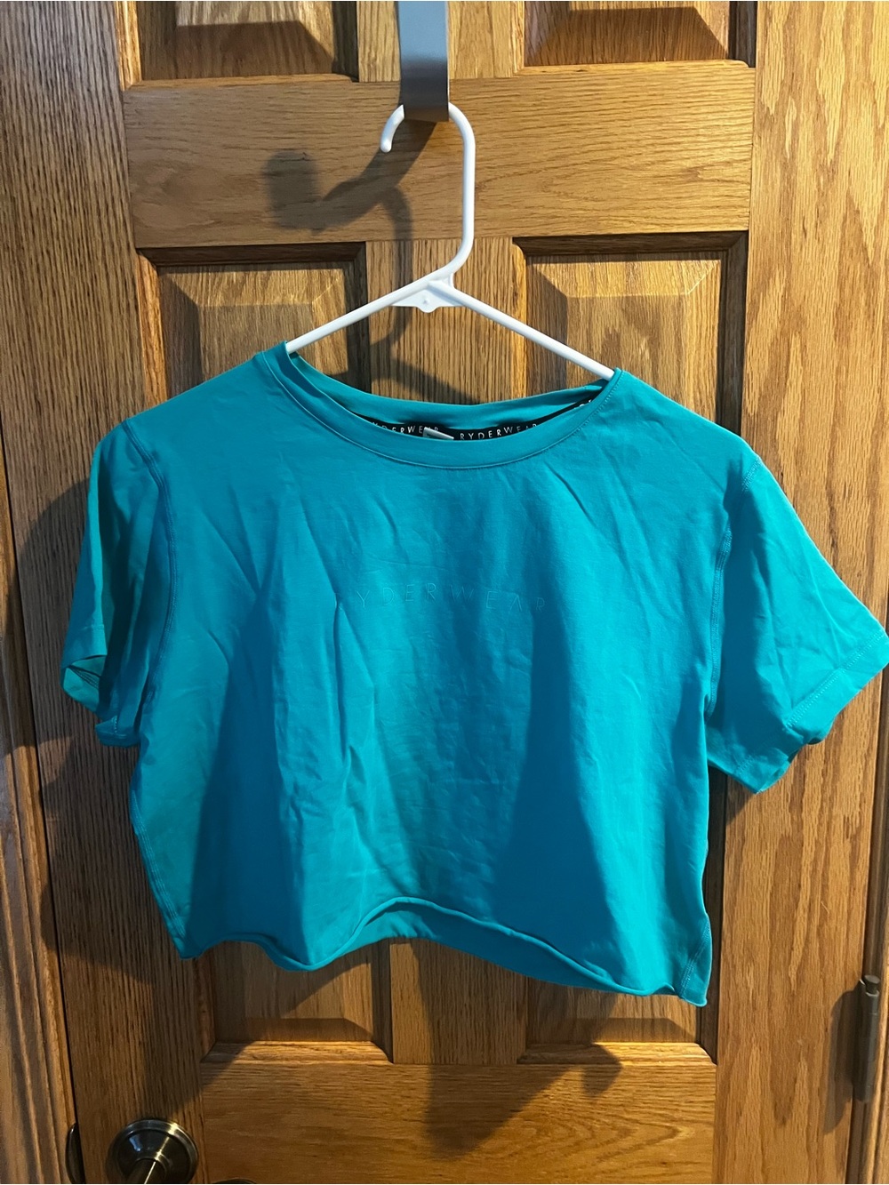 Ryderwear Teal Boxy Crop Tee